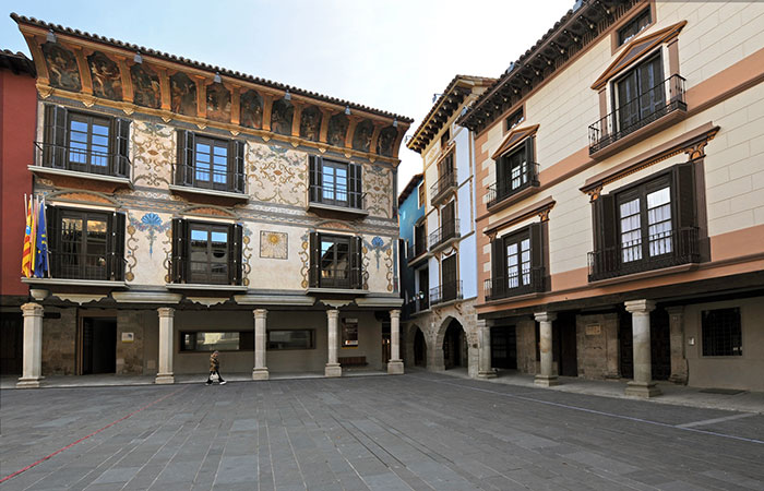 Plaza Mayor de Graus, en Huesca
