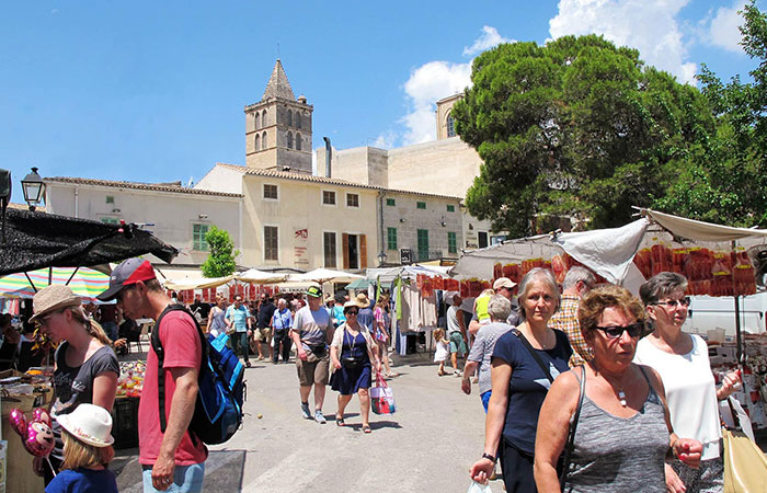 Mercado gastronómico de Sineu, en Mallorca