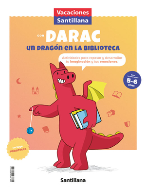 vacaciones santillana: darac un dragón en la biblioteca