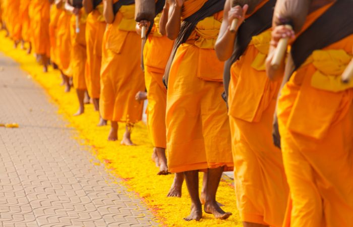 Curiosidades de Tailandia: monjes budistas