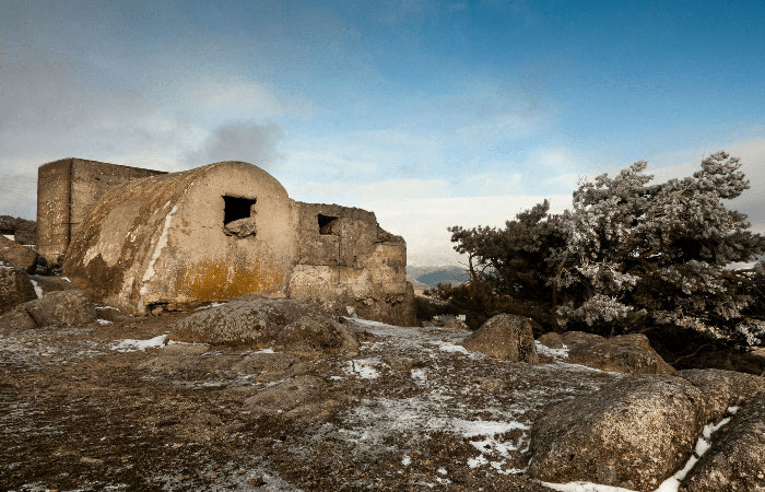 Búnker de la Guerra Civil en la Sierra de Guadarrama
