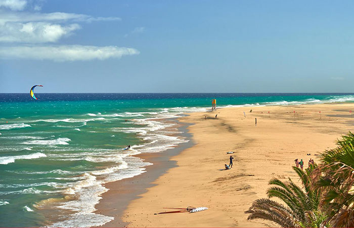 Playa de Sotavento, en Fuerteventura