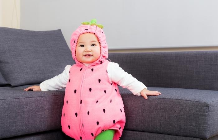Disfraces de Halloween para bebés de fresa