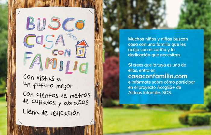 Aldeas Infantiles SOS lanza la campaña “Busco casa con familia“