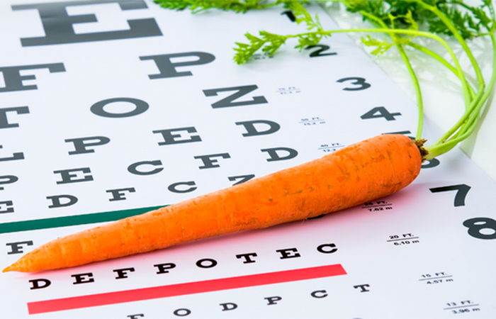 Alimentos que favorecen la salud visual: zanahorias