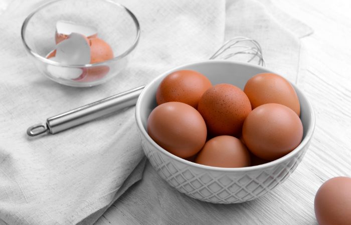 Huevos fuente de proteínas y vitamina A