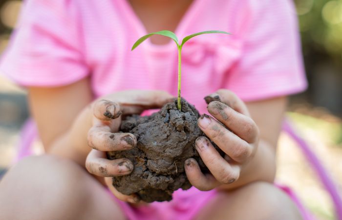 Ideas de jardinería Montessori para niños