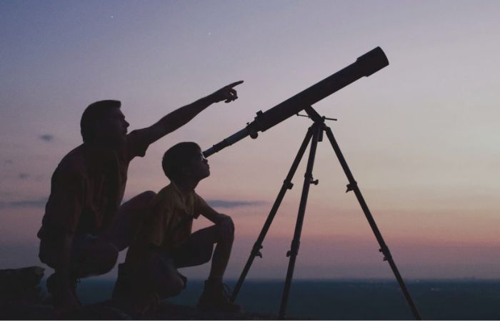 Mitología y observación astronómica en familia