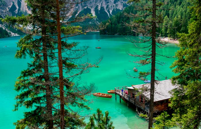 Lago di Braies Italia Europa
