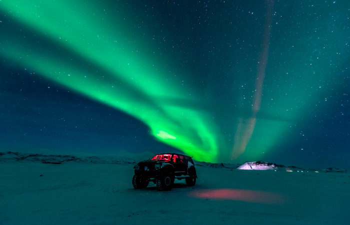 Reikiavik Islandia auroras boreales