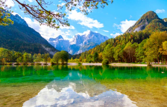 lagos más bonitos de Europa: Jasna Eslovenia