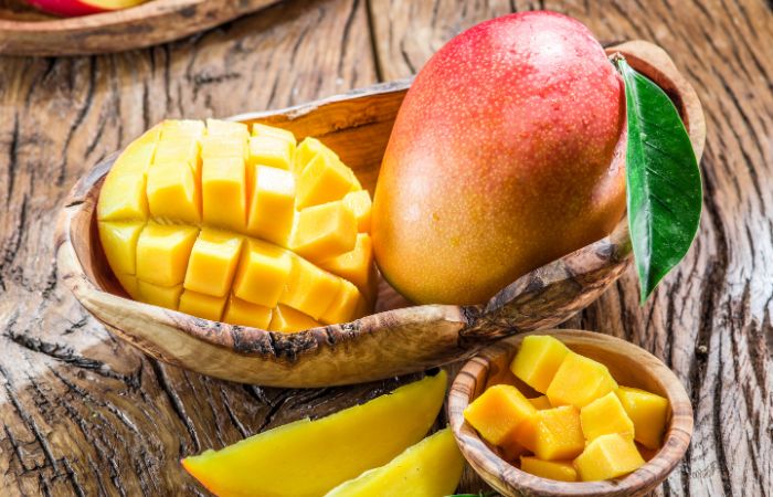 Frutas ricas en agua: mango