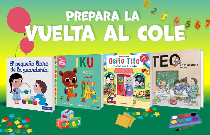 Libros de adaptación al cole Planeta: escuela infantil