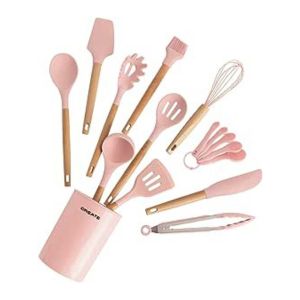 pack de espátulas, cucharas y pinzas de cocina