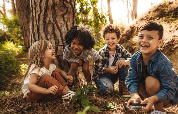 Jugar al aire libre: beneficios